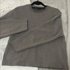 Zara Charcoal Crewneck Sweater